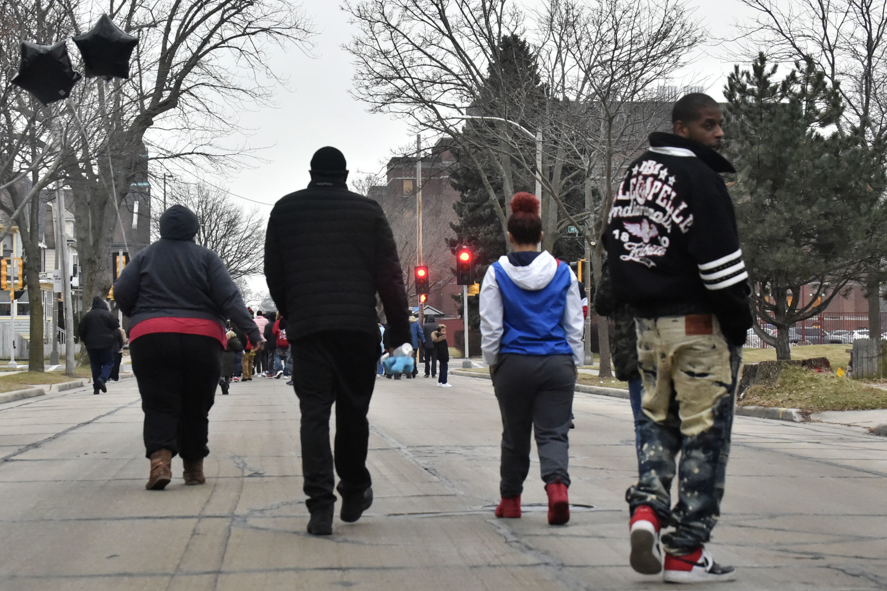 On the march